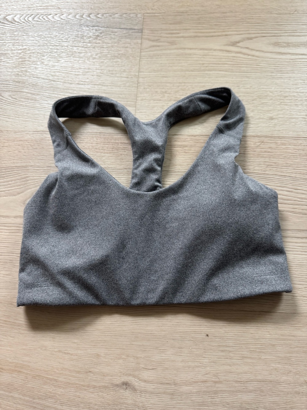 Old Navy Charcoal Gray Racerback Sports Bra